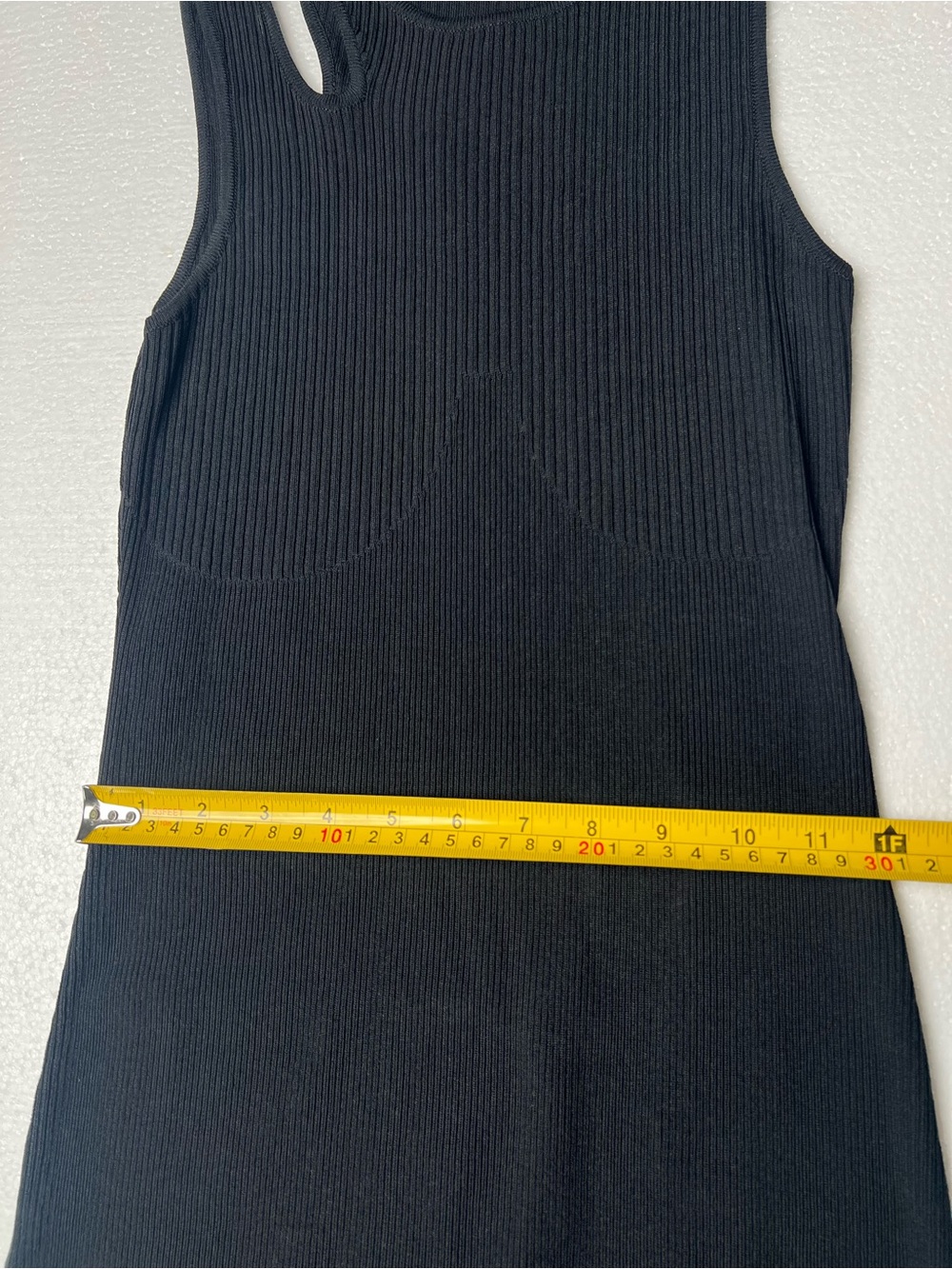 ALL: ROW Black Ribbed Maxi Tank Dress SIZE S - Picture 7 of 15